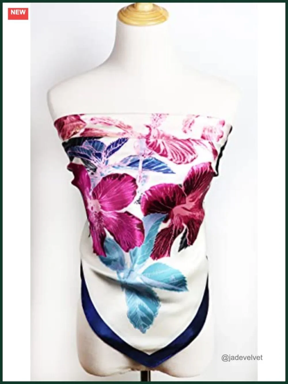 Satin Head Scarf for Women 35x35 Silk Feel Hair Wrap Bandana Neck Scarf